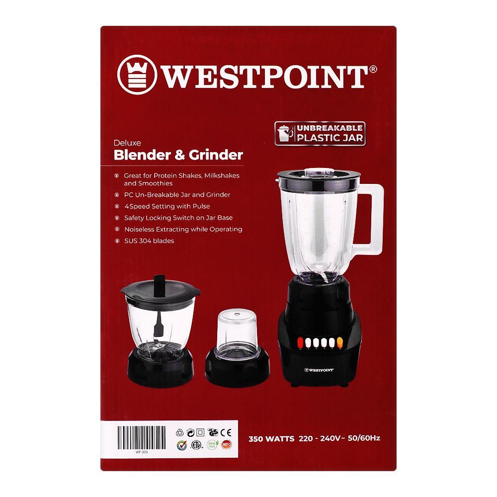 West Point Deluxe Blender & Grinder, WF-333 - Image 4