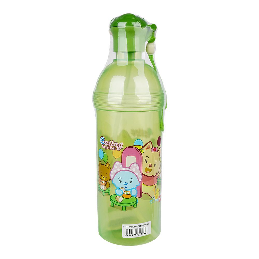 Lion Star Plastic Tynos Water Bottle 02, 740ml, Green, NN-51 - Image 2