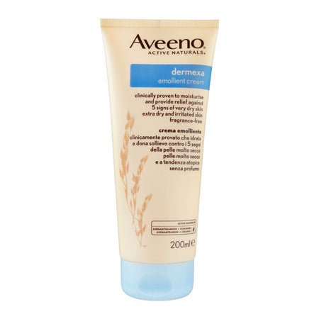 Aveeno Active Naturals Dermexa Emollient Cream, Fragrance Free, 200ml - Main Image