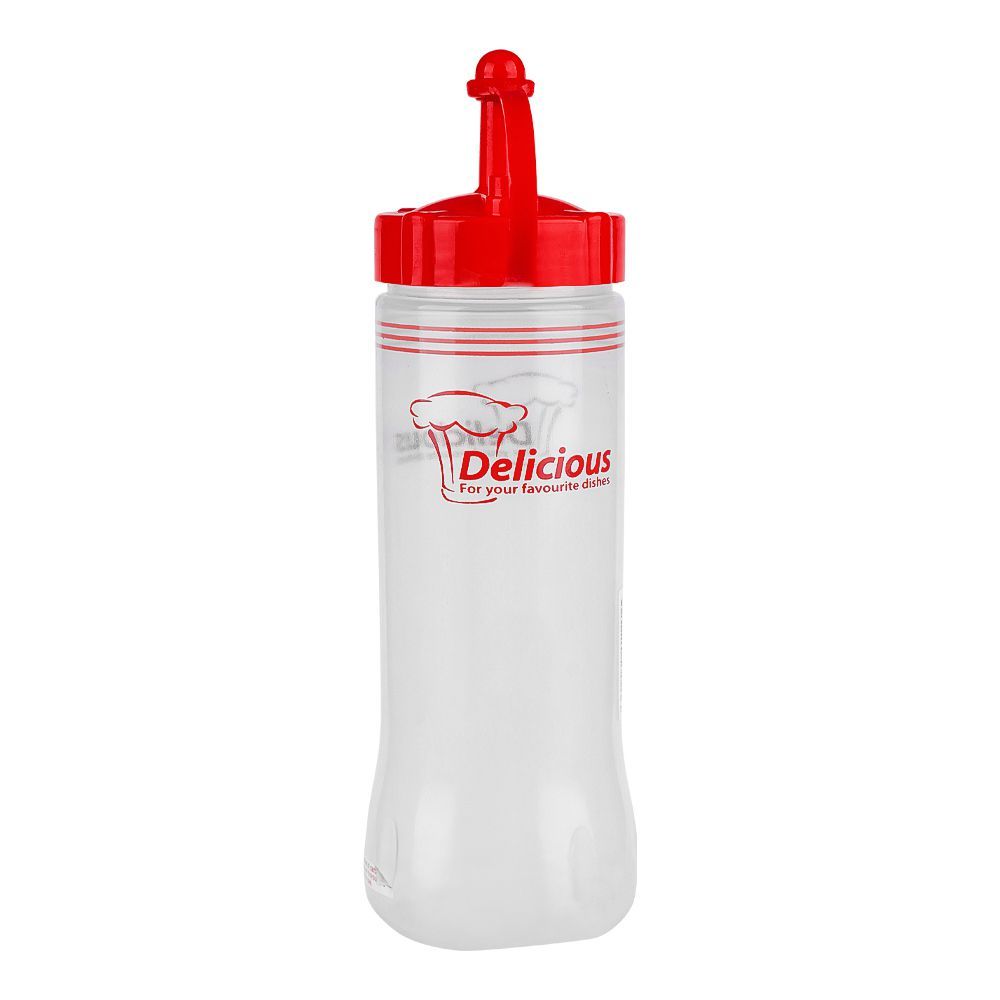 Lion Star Plastic Bistro Sauce Keeper, 425ml, Red, TS-50 - Main Image