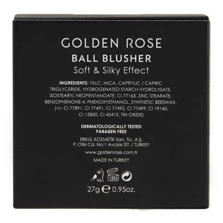 Golden Rose Ball Blusher, Soft & Silky Effect, 02 - Image 3