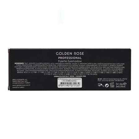 Golden Rose Professional Palette Eyeshadow, 113 Ombre Matt - Image 3