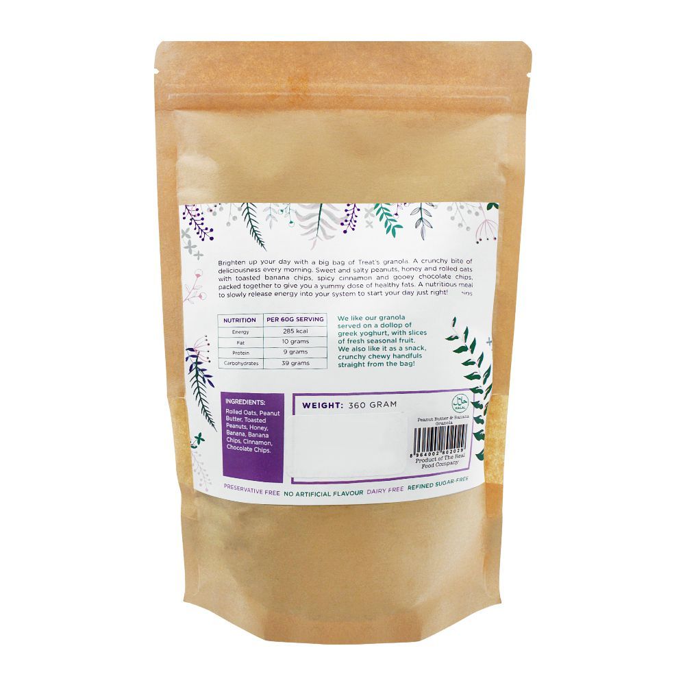 Treat Peanut Butter & Banana Granola, 360g - Image 2