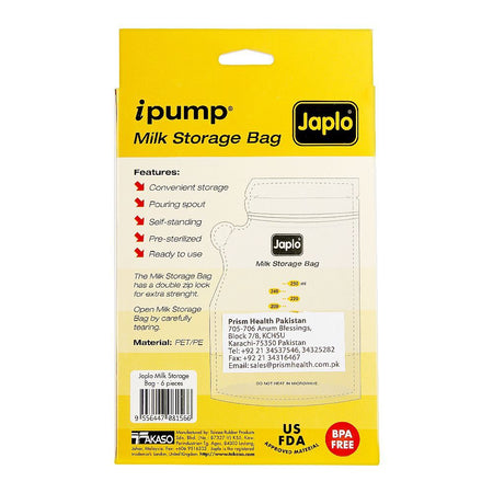 Japlo Milk Storage Bags, 6-Pack - Image 4