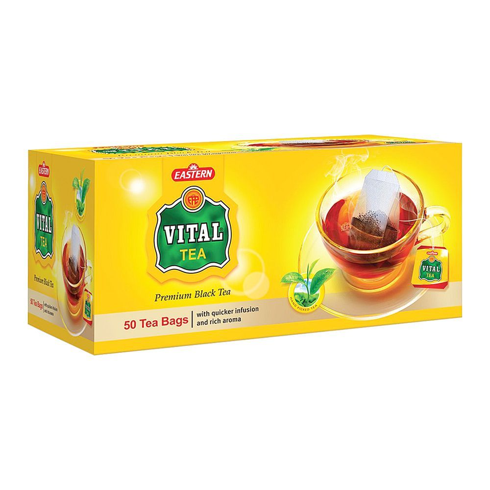 Vital Premium Black Tea Bags, 50-Pack - Main Image