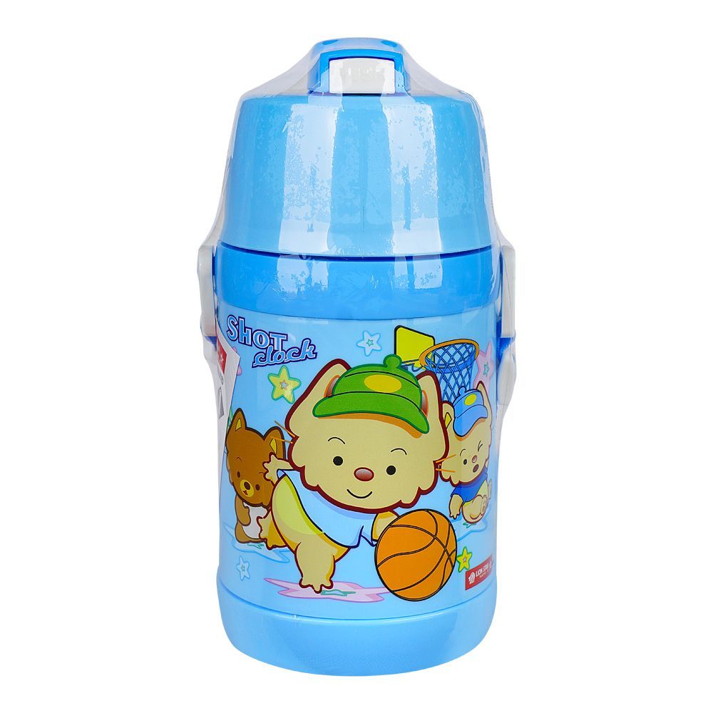 Lion Star Plastic Tikki Cooler Water Bottle, 550ml, Blue, HU-36 - Main Image