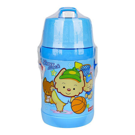 Lion Star Plastic Tikki Cooler Water Bottle, 550ml, Blue, HU-36 - Main Image
