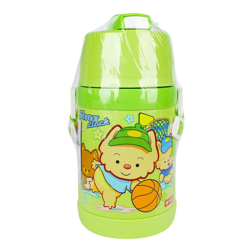 Lion Star Plastic Tikki Cooler Water Bottle, 550ml, Green, HU-36 - Main Image