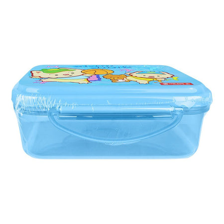 Lion Star Plastic Enzo Clip Lunch Box, 5.7in (H) x 4.1in (W) x 2.2in (D), Blue, SB-33 - Image 2