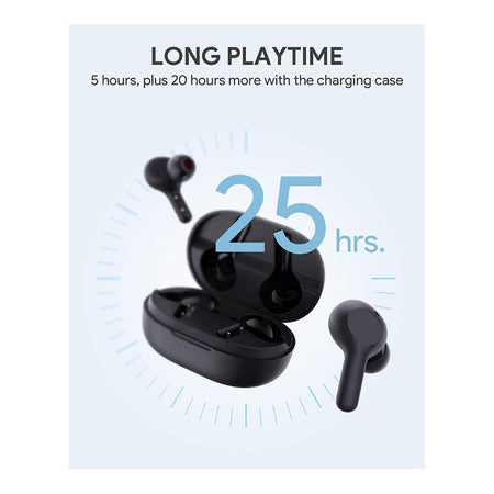 Aukey Ultra Compact True Wireless Earbuds, Black, EP-T25 - Image 2