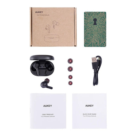 Aukey Ultra Compact True Wireless Earbuds, Black, EP-T25 - Image 4