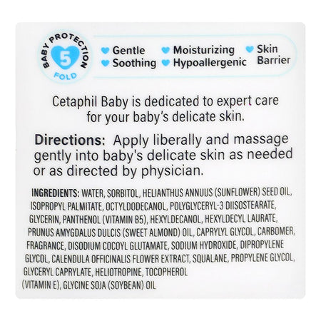 Cetaphil Baby Organic Calendula Daily Face & Body Lotion, 399ml - Image 3