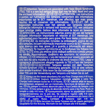 Tampax Compak Protective Skirt Tampons, Regular, 18-Pack - Image 2
