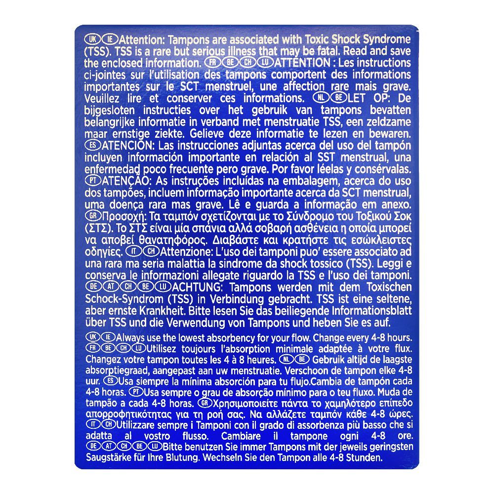 Tampax Compak Protective Skirt Tampons, Regular, 18-Pack - Image 2