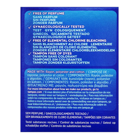 Tampax Compak Protective Skirt Tampons, Regular, 18-Pack - Image 4