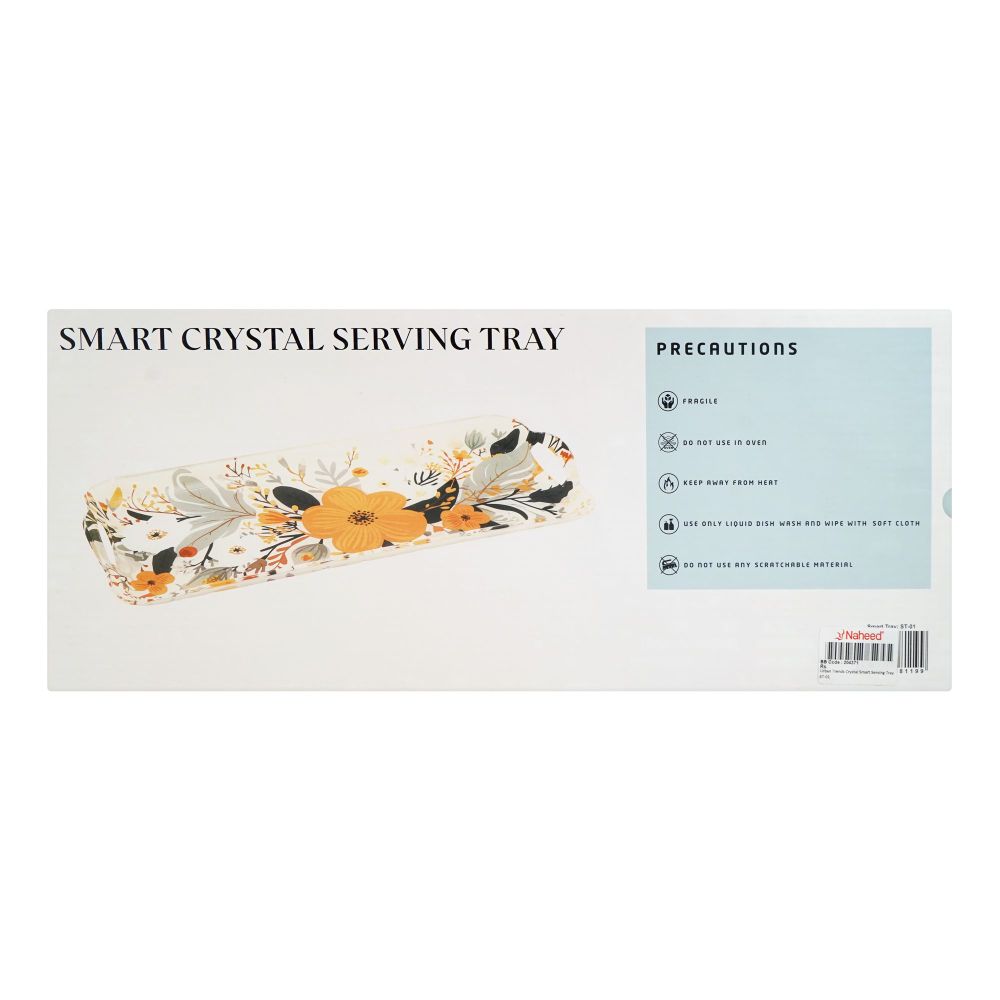 Urban Trends Crystal Smart Serving Tray, ST-01 - Image 5
