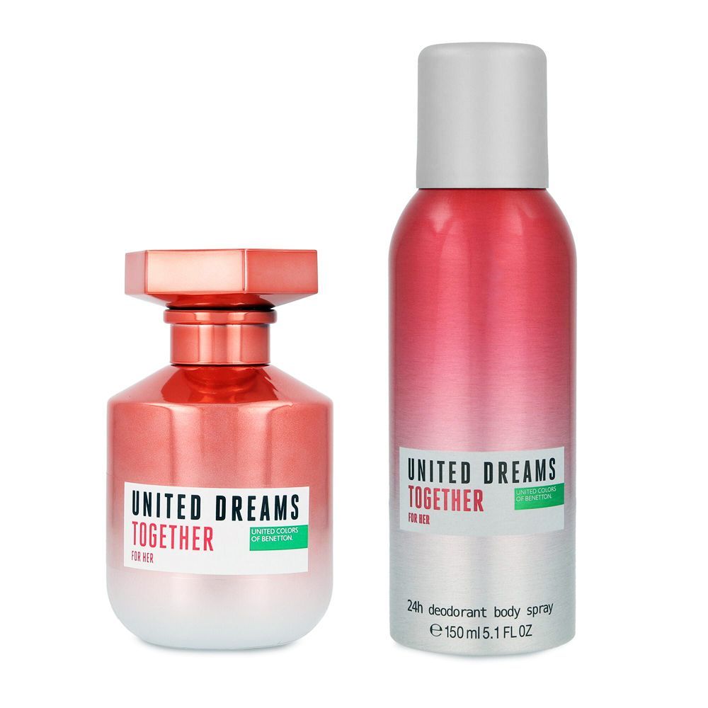 United Colors Of Benetton Dreams Together For Her Set EDT 80ml + Deodorant 150ml - Main Image