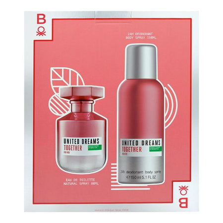 United Colors Of Benetton Dreams Together For Her Set EDT 80ml + Deodorant 150ml - Image 3