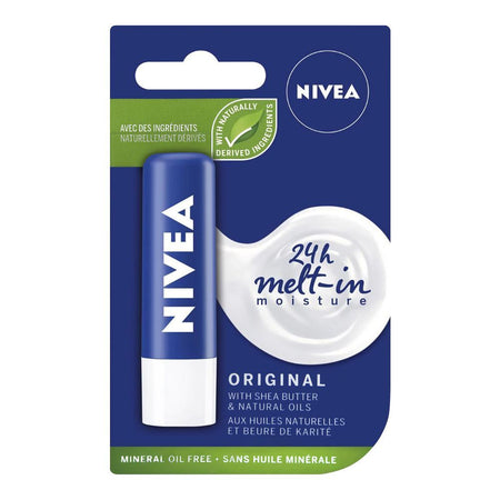 Nivea 24h Melt-In Moisture Lip Balm, Original Shea Butter - Main Image