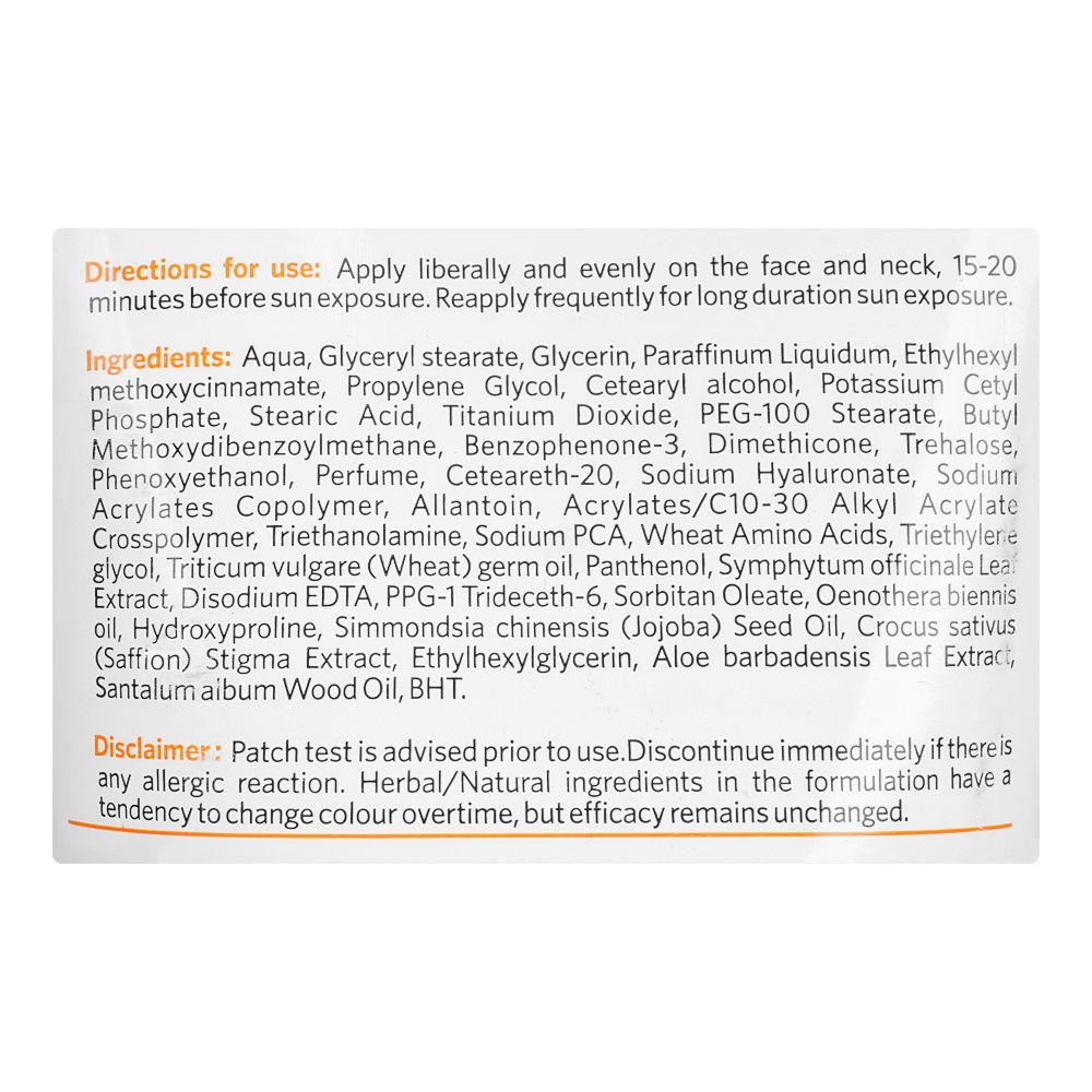 VLCC Natural Sciences Moisturising Sun Block Cream, SPF 25 PA+++, Normal To Dry Skin, 150ml - Image 3