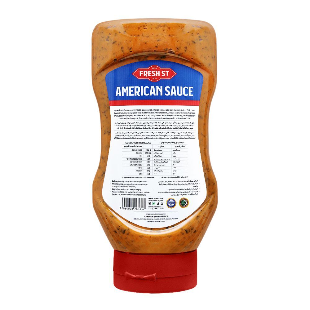Fresh Street American Sauce Squeeze, 500ml - Image 2
