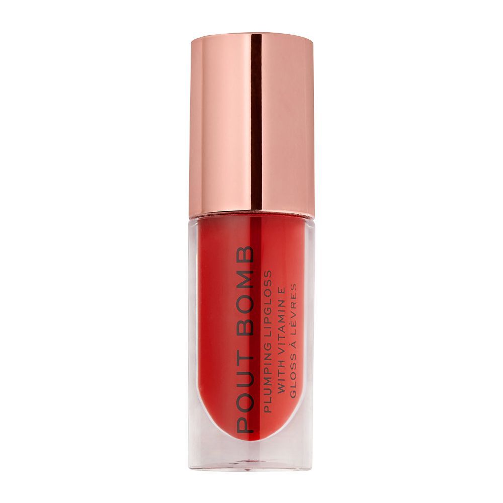 Makeup Revolution Pout Bomb Plumping Lip Gloss, Juicy - Image 2