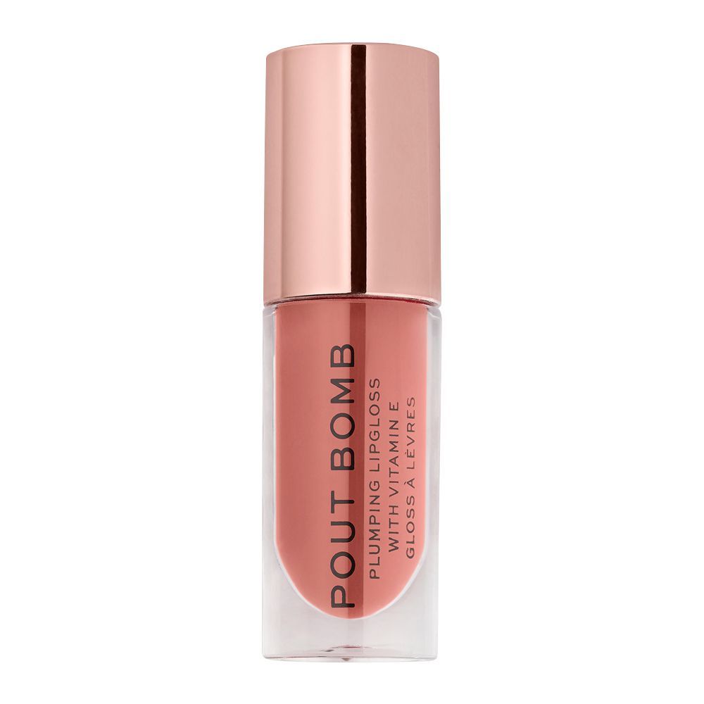 Makeup Revolution Pout Bomb Plumping Lip Gloss, Kiss - Image 2