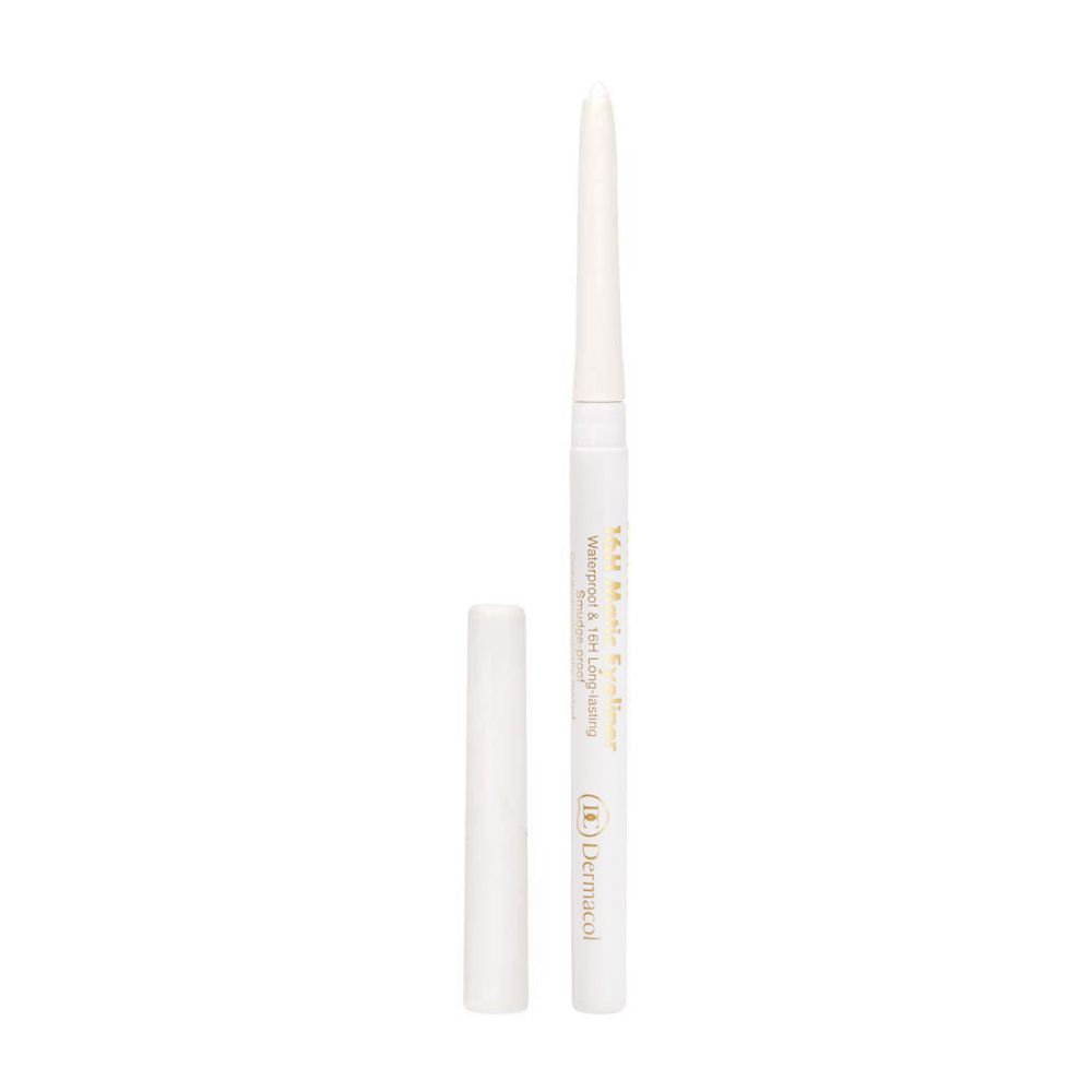 Dermacol 16H Waterproof & Long Lasting Matic Eyeliner, White - Main Image