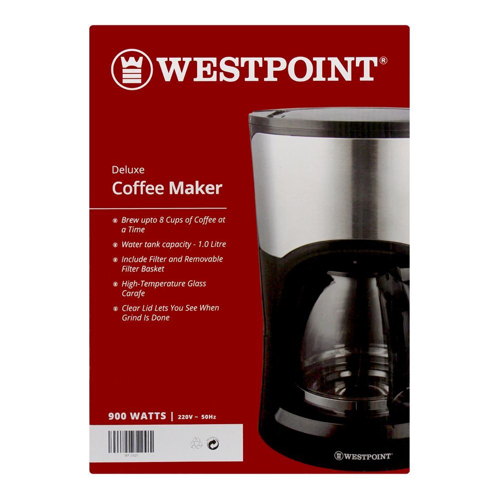 Westpoint Coffee Machine, 1 Liter, 900W, WF-2023 - Image 4