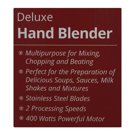 West Point Deluxe Hand Blender, 2-Speed, 400W, WF-9815 - Image 5