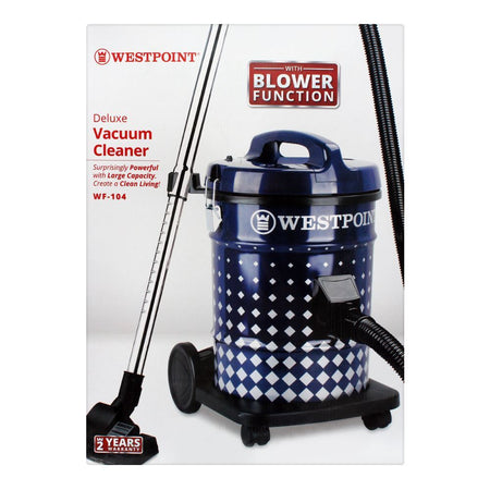 West Point Deluxe Vacuum Cleaner, 20L, 1500W, WF-104 - Image 3