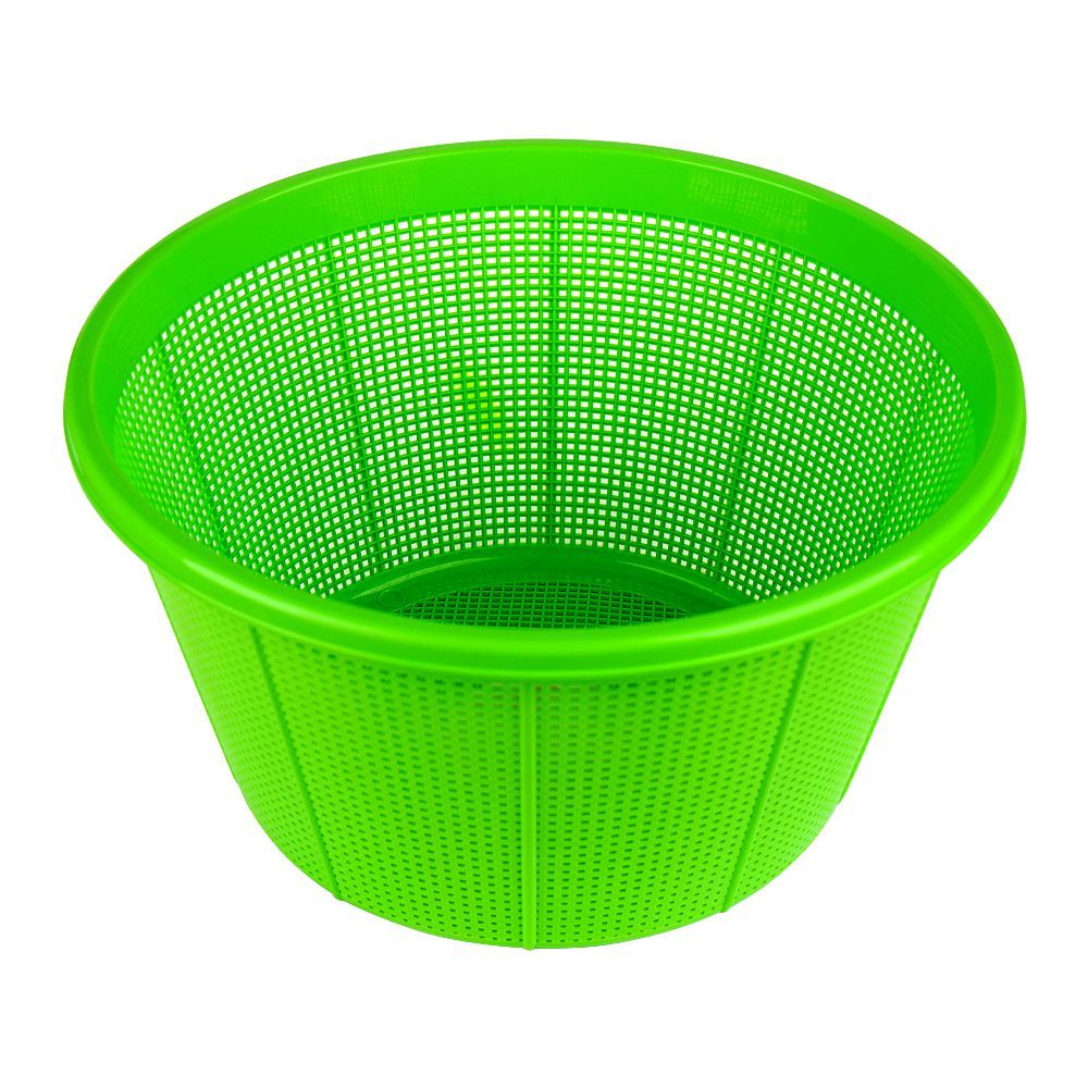 Lion Star Plastic Round Basket, Green, BW-4 - Main Image