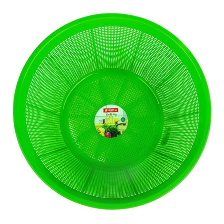 Lion Star Plastic Round Basket, Green, BW-4 - Image 2