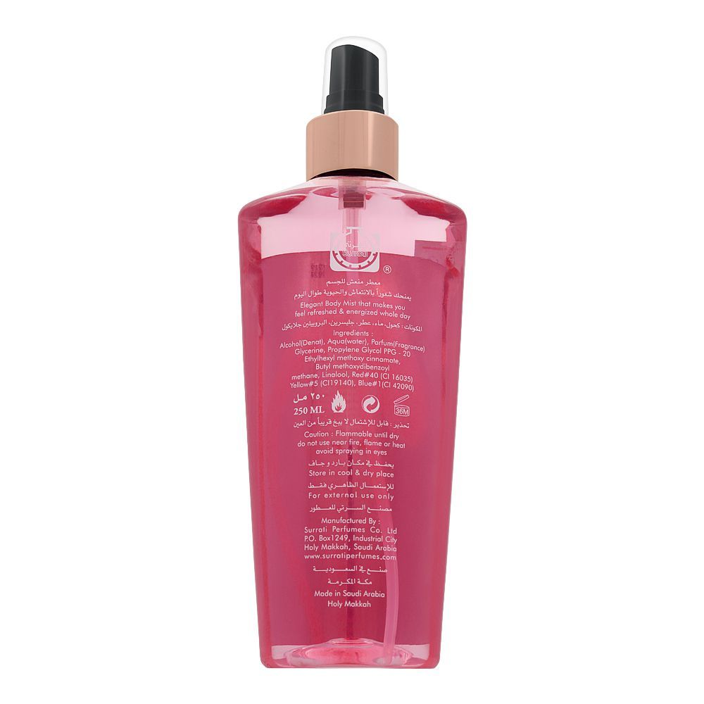 Surrati Twist Banafsaji Body Mist, 250ml - Image 2