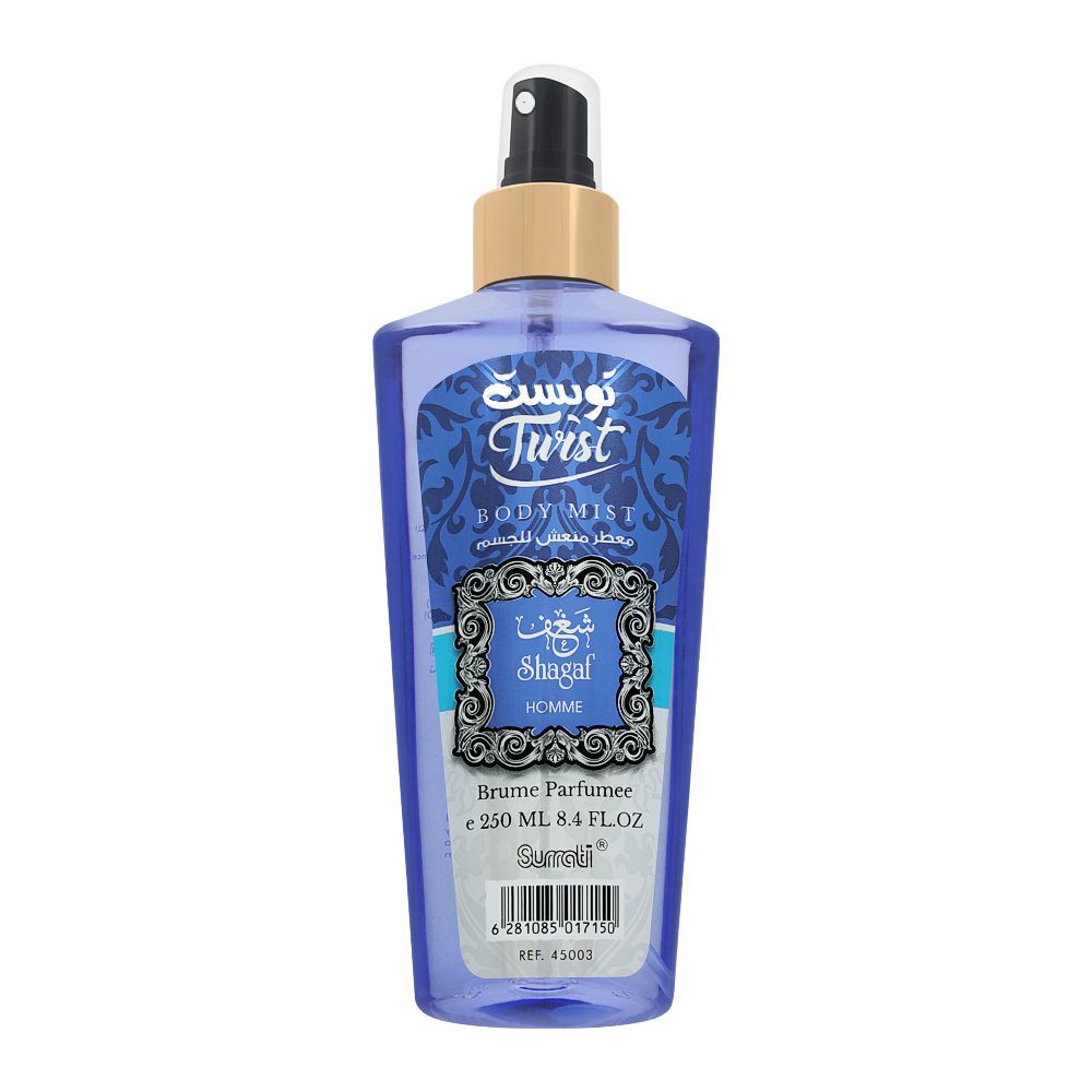 Surrati Twist Shagaf Homme Body Mist, 250ml - Main Image