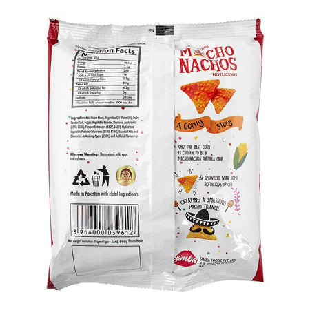 Macho's Hotlicious Tortilla Chips, 40g - Image 2