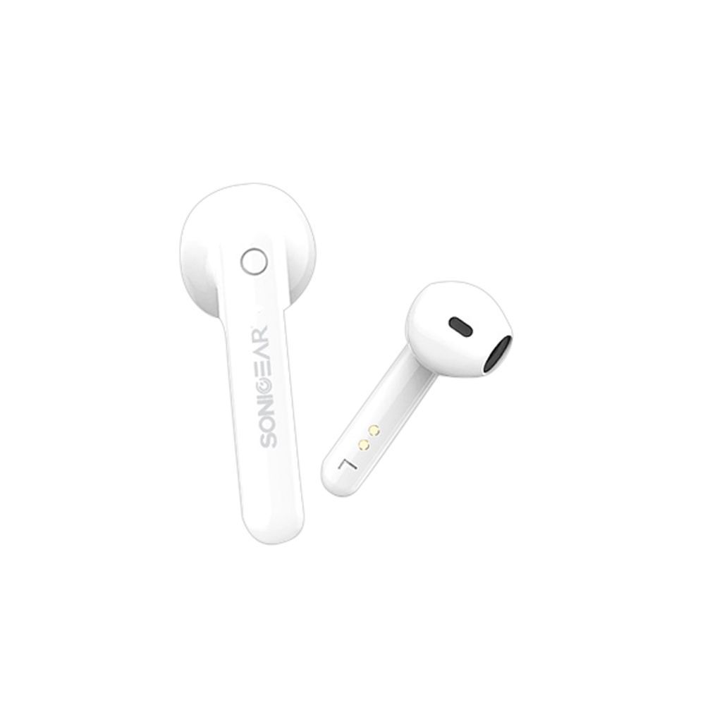 SonicEar Earpump TWS3+ Bluetooth Earphone, White - Main Image
