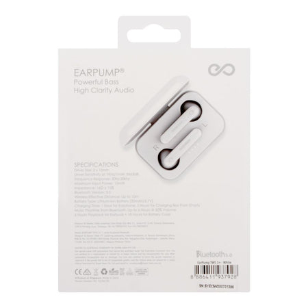 SonicEar Earpump TWS3+ Bluetooth Earphone, White - Image 4