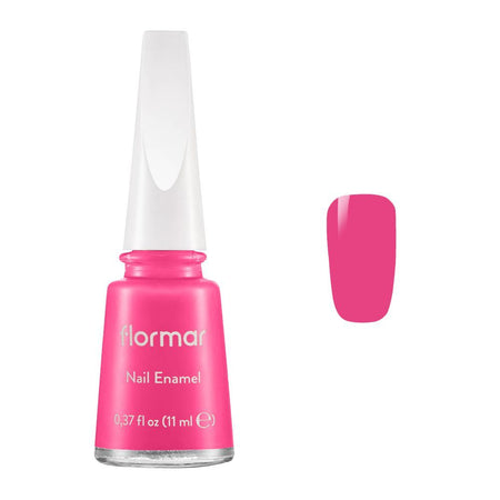 Flormar Nail Enamel, 058 Bright Rose, 11ml - Main Image
