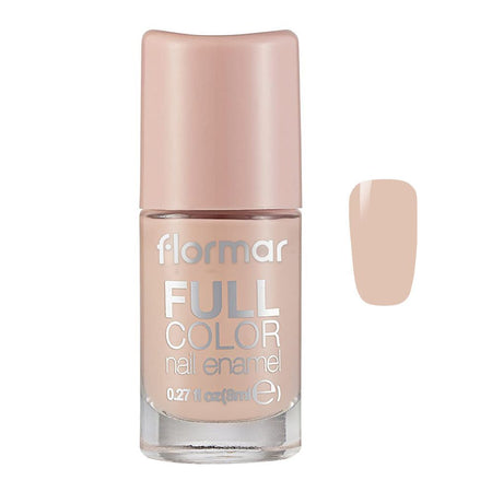 Flormar Full Color Nail Enamel, FC60 Bubbly Peach, 8ml - Main Image
