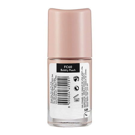 Flormar Full Color Nail Enamel, FC60 Bubbly Peach, 8ml - Image 2