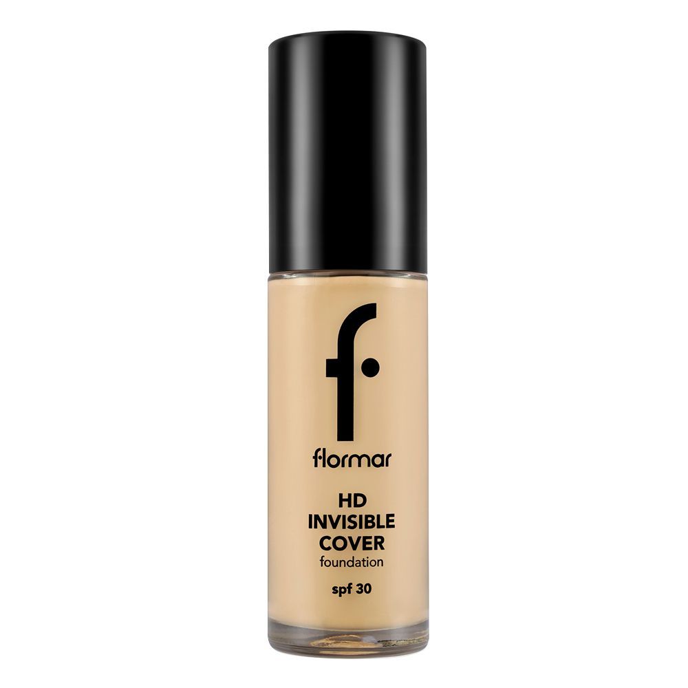 Flormar Invisible Coverage HD Foundation, 60 Ivory 30ml - Main Image