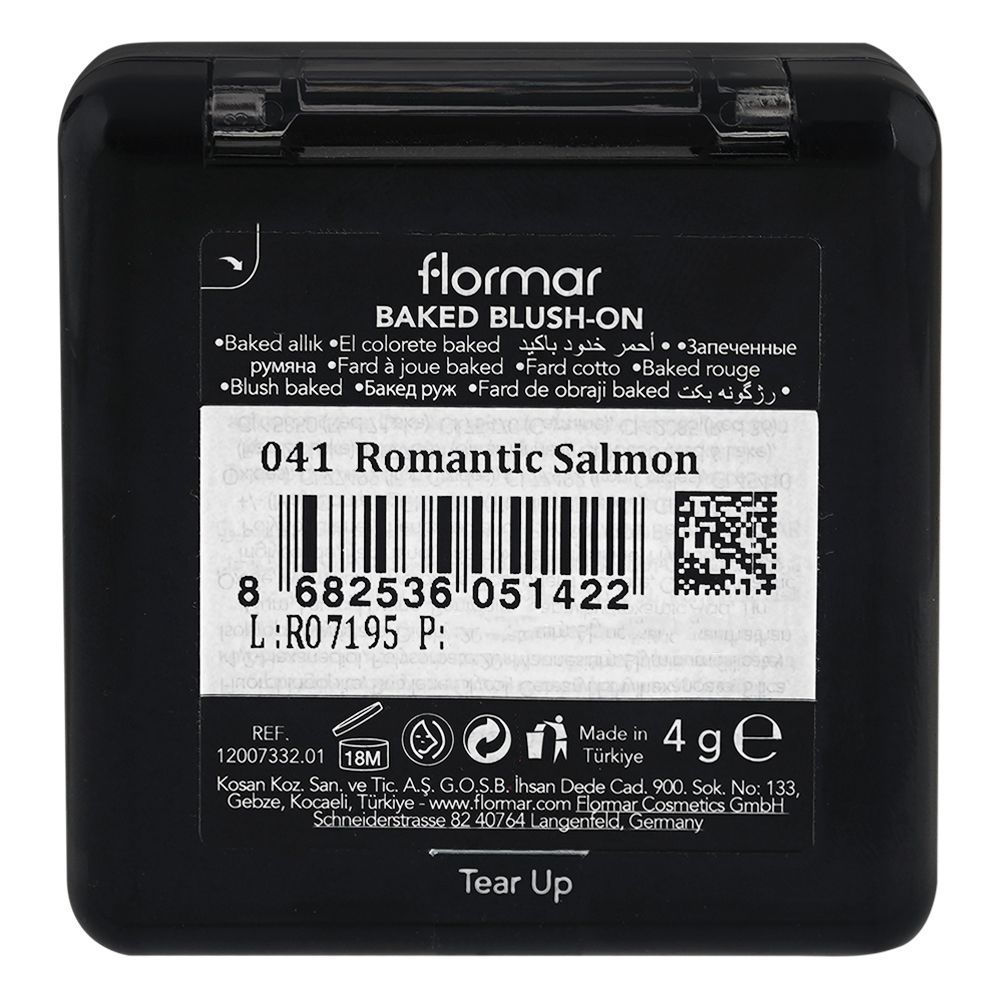 Flormar Baked Blush-On, 041 Romantic Salmon - Image 3