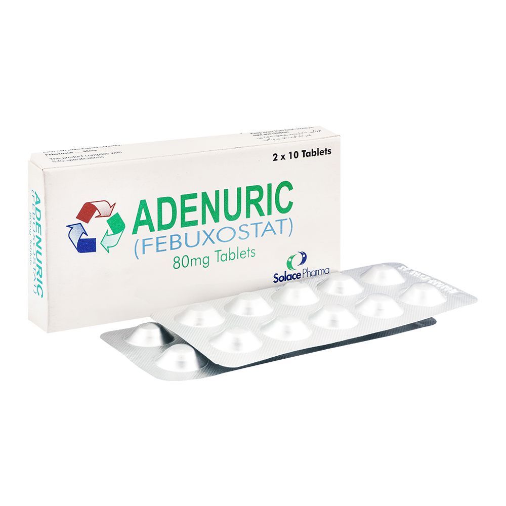 S.J. & G. Adenuric Tablet, 80mg, 20-Pack - Main Image