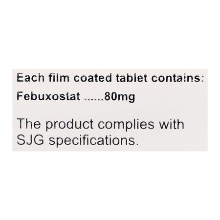 S.J. & G. Adenuric Tablet, 80mg, 20-Pack - Image 3