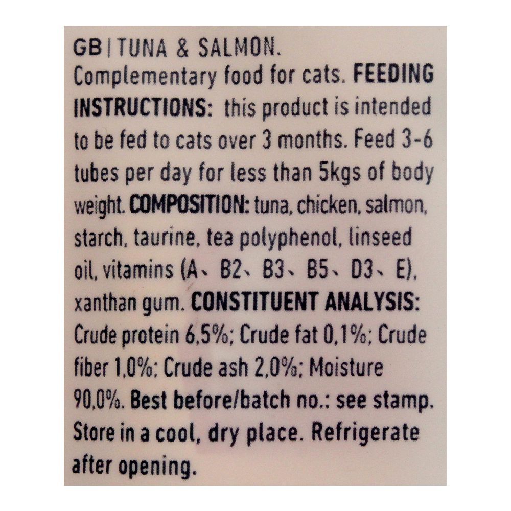 Wanpy Creamy Tuna & Salmon Cat Treats, Cat Food, 70g - Image 3