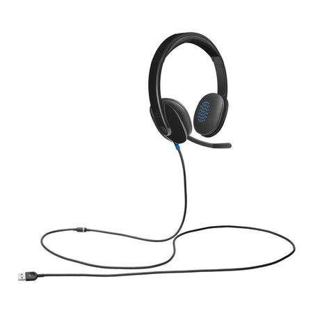 Logitech USB Computer Headset, Black, H540 - Image 4