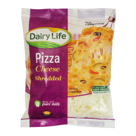 Dairy Life Pizza Shredded Cheese, 200g - Main Image