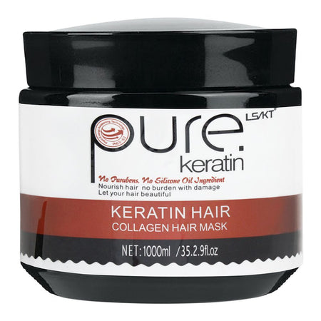 LS/LK Pure Keratin Hair Collagen Hair Mask, 1000ml - Main Image