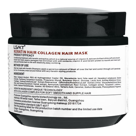 LS/LK Pure Keratin Hair Collagen Hair Mask, 1000ml - Image 2